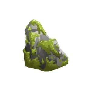 Jagged Mossy Rock